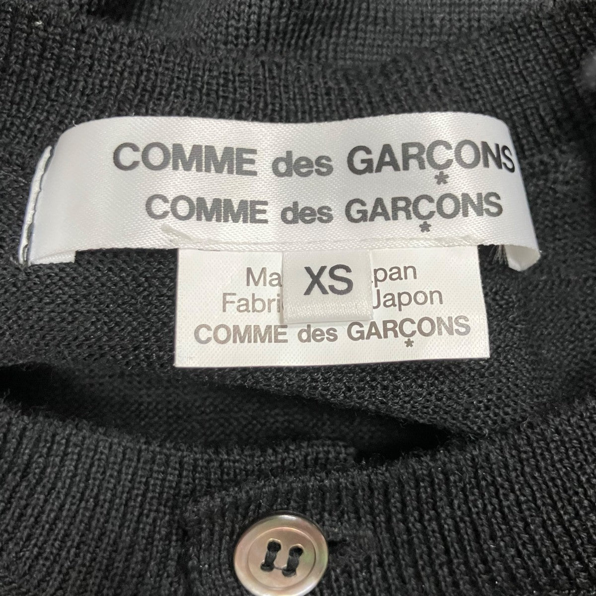 COMME des GARCONS COMME des GARCONS ブラックローズ カーディガン 古着・中古-5枚目のアイテム画像