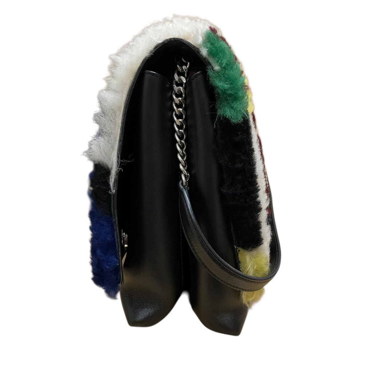 JIL SANDER ファーレザーショルダーバッグ 古着・中古-3枚目のアイテム画像