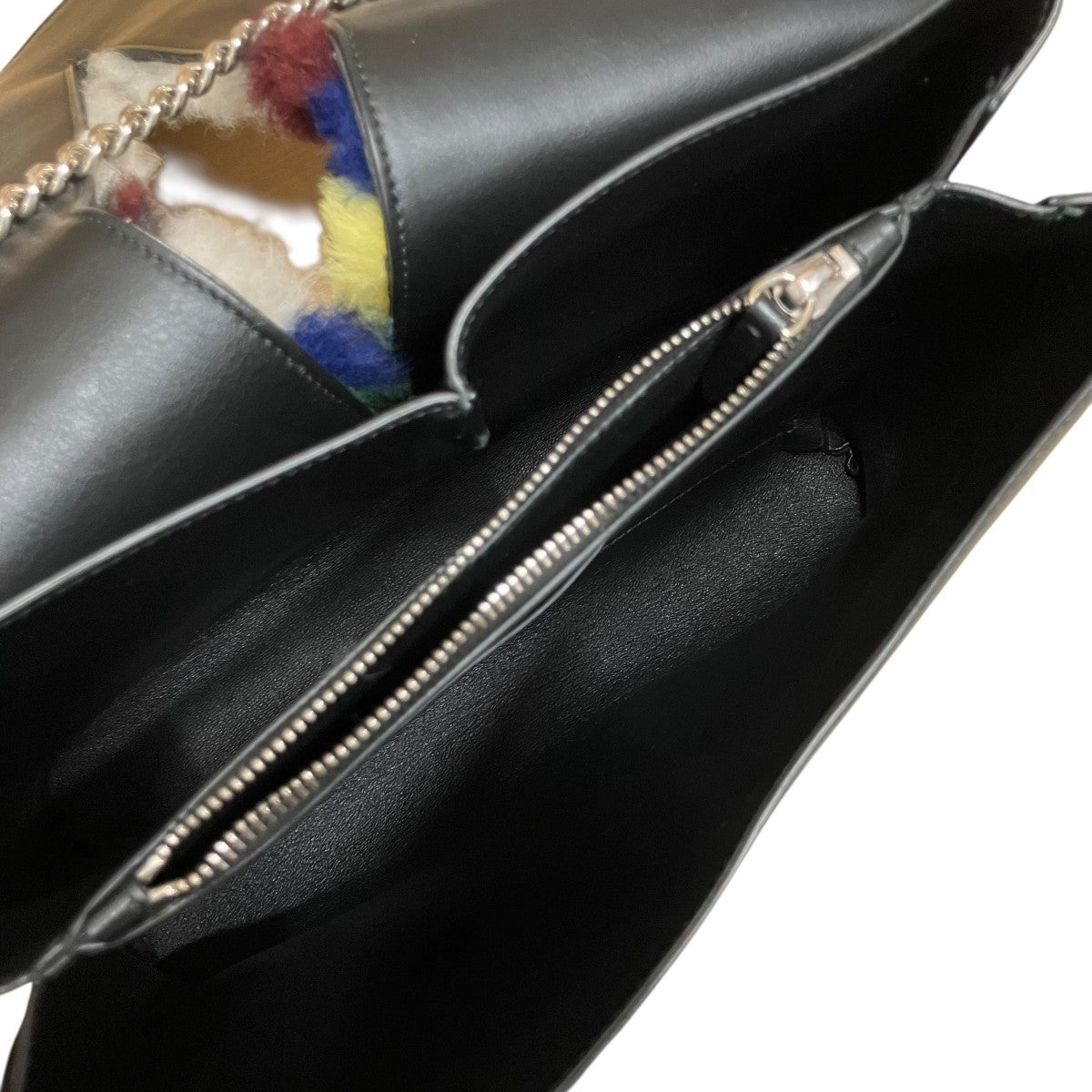 JIL SANDER ファーレザーショルダーバッグ 古着・中古-7枚目のアイテム画像