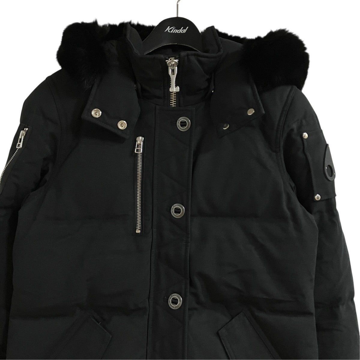 MOOSE KNUCKLES ファーダウンジャケット 古着・中古-2枚目のアイテム画像