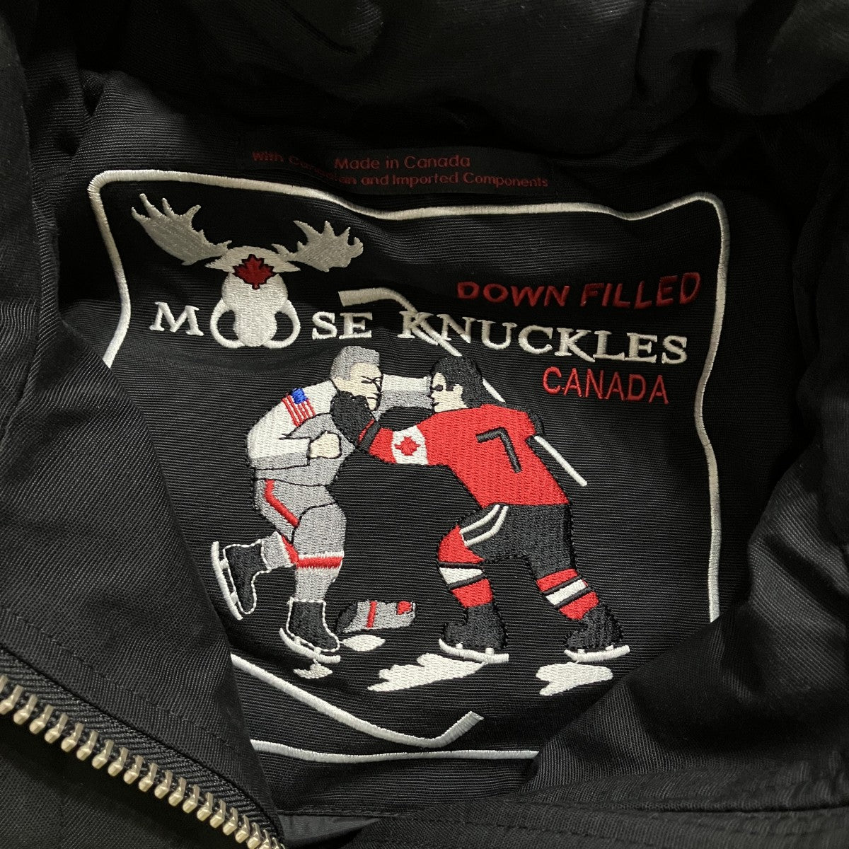 MOOSE KNUCKLES ファーダウンジャケット 古着・中古-5枚目のアイテム画像