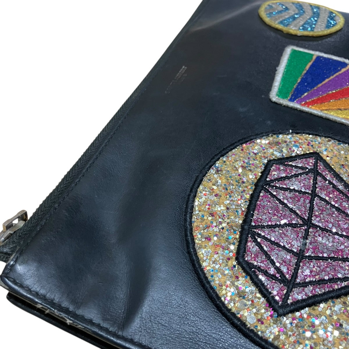Saint Laurent Paris パッチクラッチバッグ 古着・中古-7枚目のアイテム画像