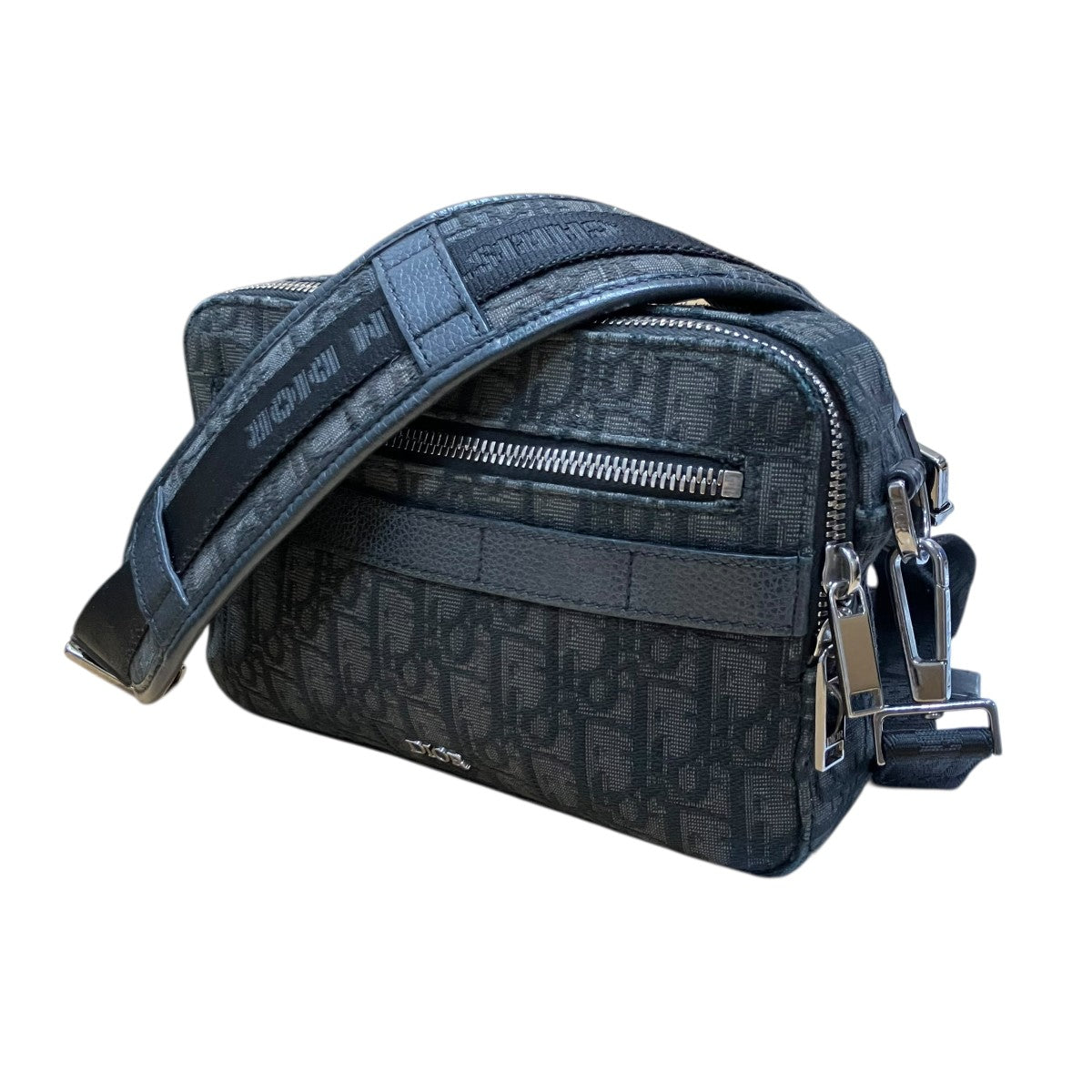 Christian Dior オブリークジャガードメッセンジャーバッグ 古着・中古-1枚目のアイテム画像