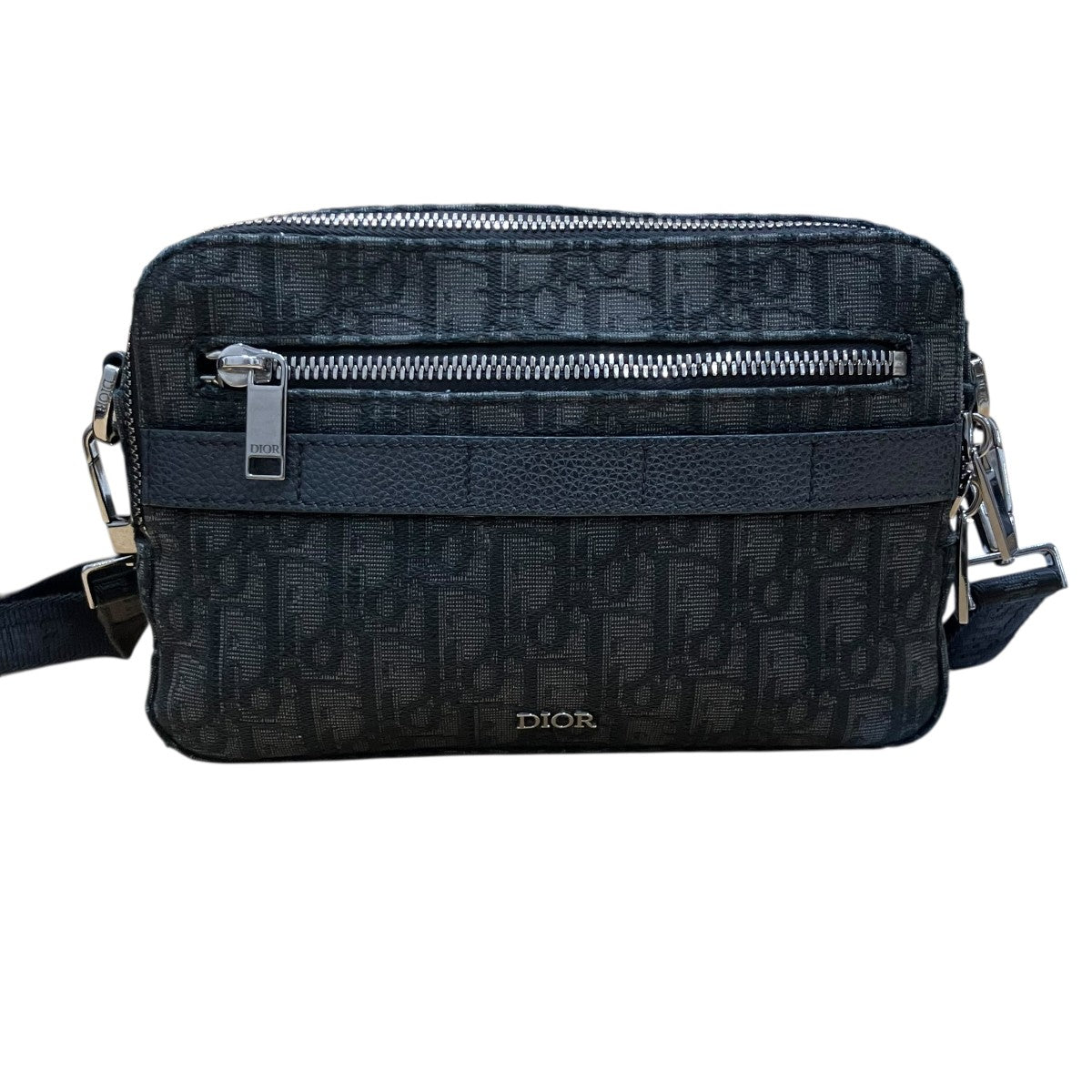 Christian Dior オブリークジャガードメッセンジャーバッグ 古着・中古-2枚目のアイテム画像