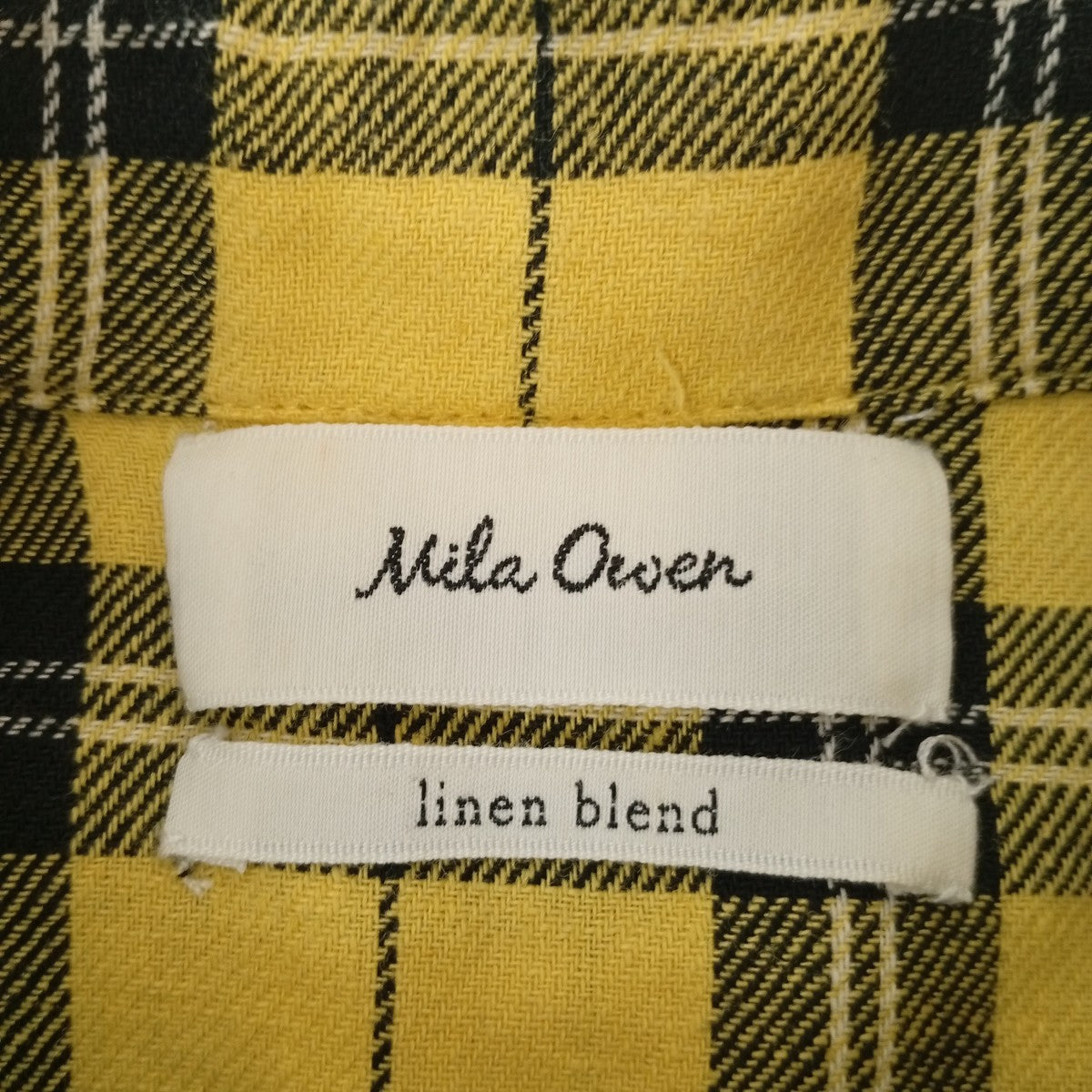 Mila Owen チェックシャツ09WFJ191018 古着・中古-3枚目のアイテム画像