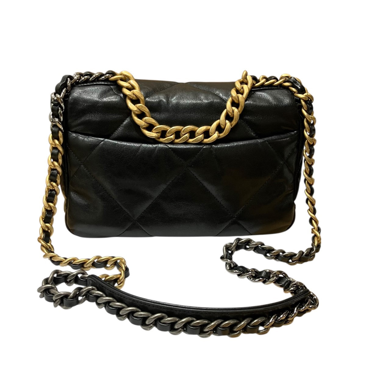 CHANEL ラムスキン ココマーク マトラッセ チェーンショルダーバッグ 古着・中古-4枚目のアイテム画像
