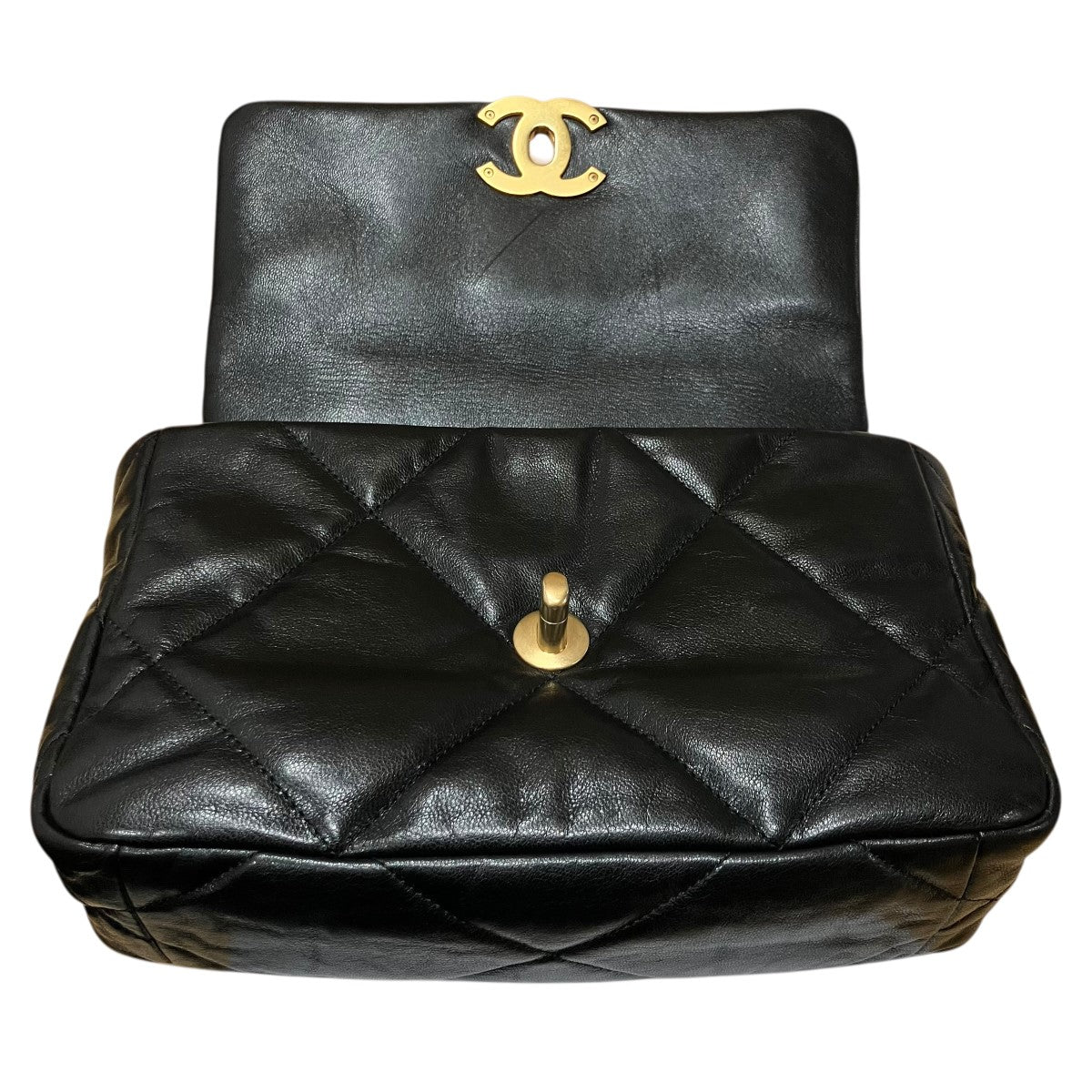 CHANEL ラムスキン ココマーク マトラッセ チェーンショルダーバッグ 古着・中古-6枚目のアイテム画像