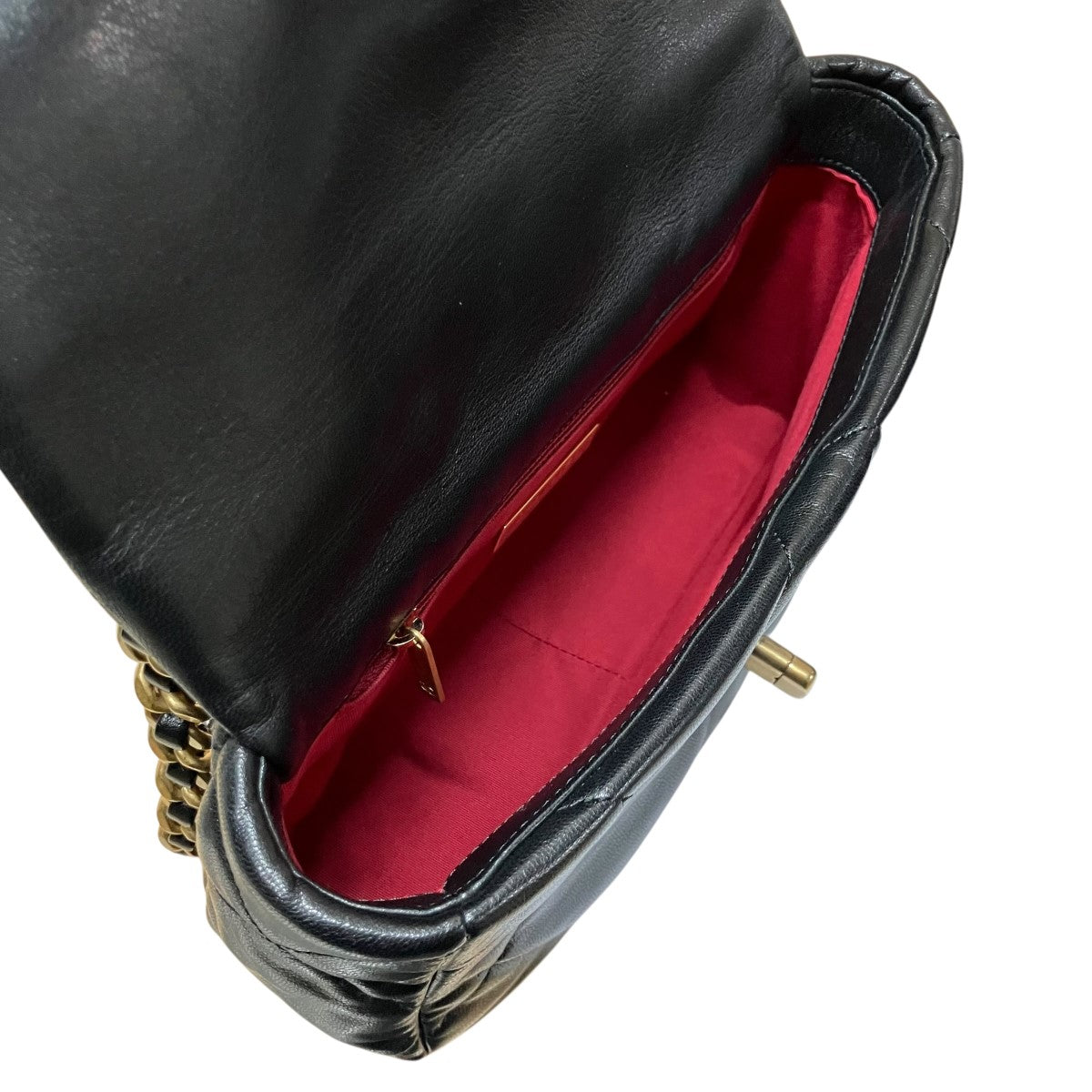 CHANEL ラムスキン ココマーク マトラッセ チェーンショルダーバッグ 古着・中古-7枚目のアイテム画像