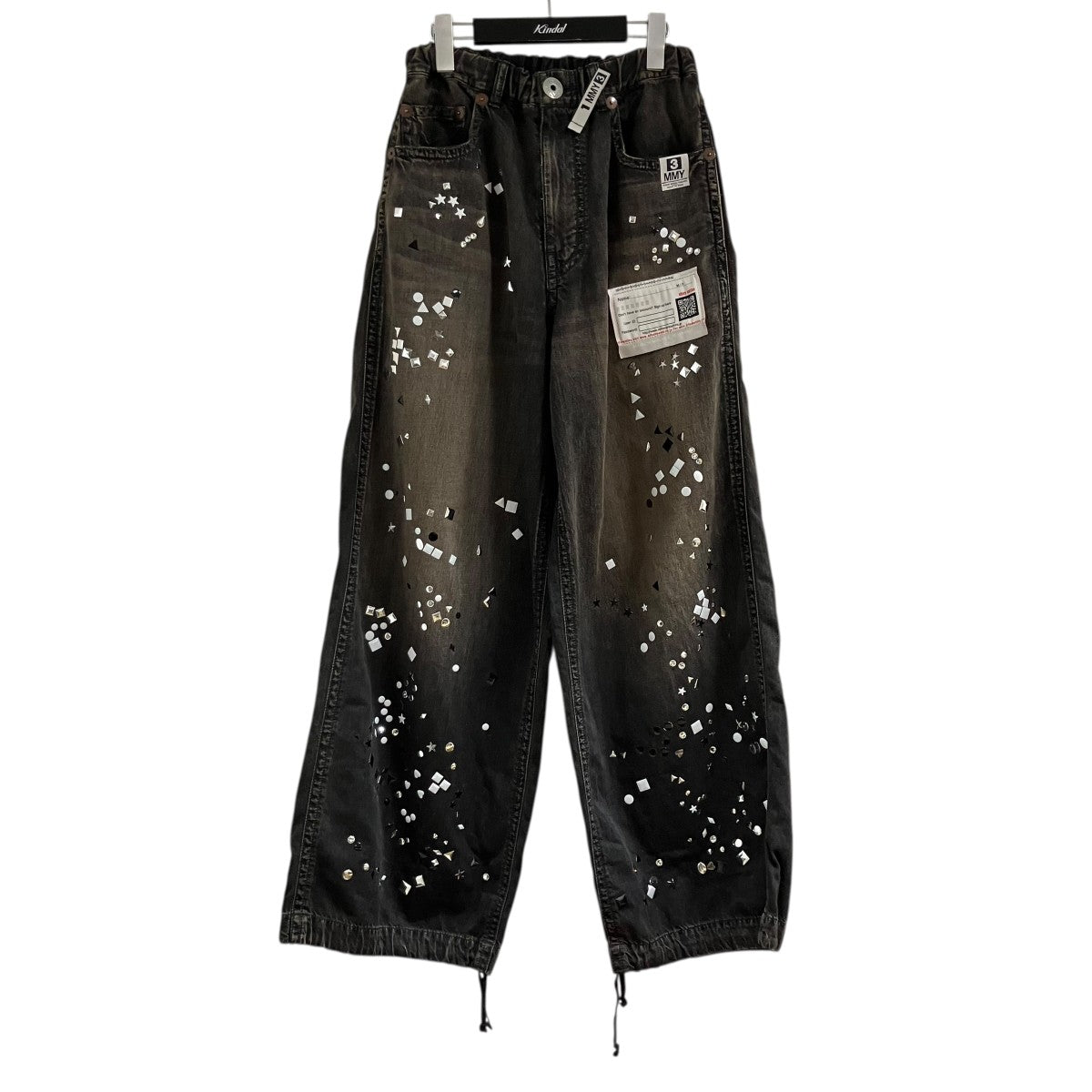 Maison MIHARA YASUHIRO スタッズデニムパンツ 古着・中古-1枚目のアイテム画像