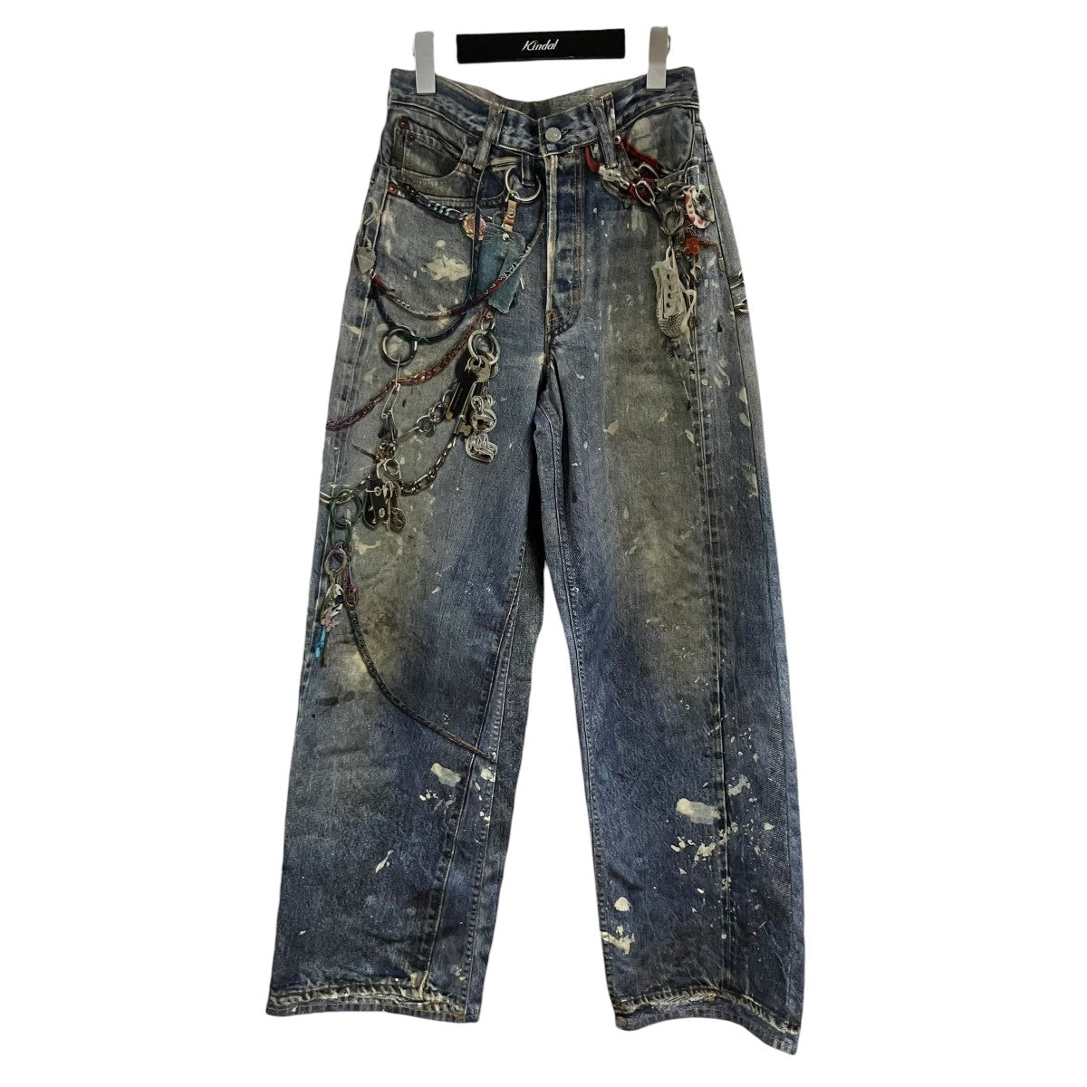 ACNE STUDIOS トロンプルイユ 転写デニムパンツ 1981F バギーフィットトラウザーズ 古着・中古-1枚目のアイテム画像
