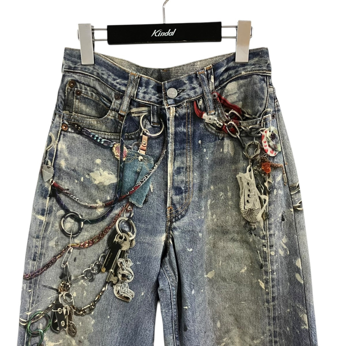 ACNE STUDIOS トロンプルイユ 転写デニムパンツ 1981F バギーフィットトラウザーズ 古着・中古-2枚目のアイテム画像