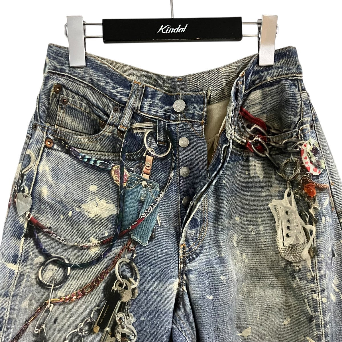 ACNE STUDIOS トロンプルイユ 転写デニムパンツ 1981F バギーフィットトラウザーズ 古着・中古-3枚目のアイテム画像