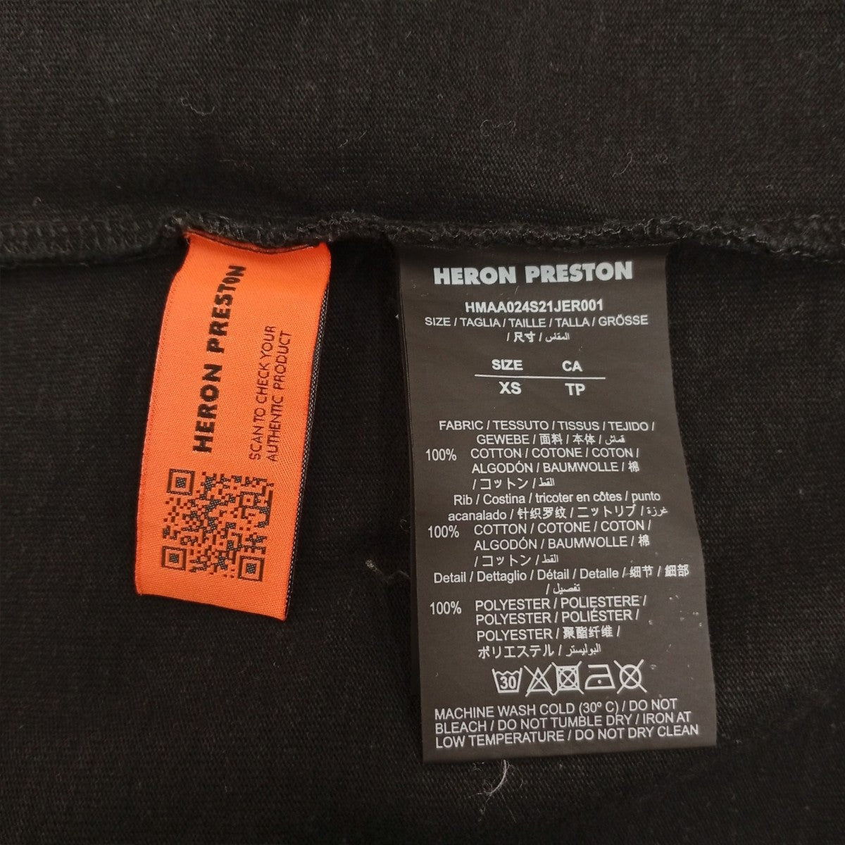 HERON PRESTON プリントロゴシャツHMAA024S21JER001 古着・中古-3枚目のアイテム画像