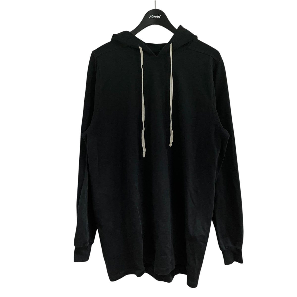 RICK OWENS コットンジャージープルオーバーフーディー 古着・中古-1枚目のアイテム画像