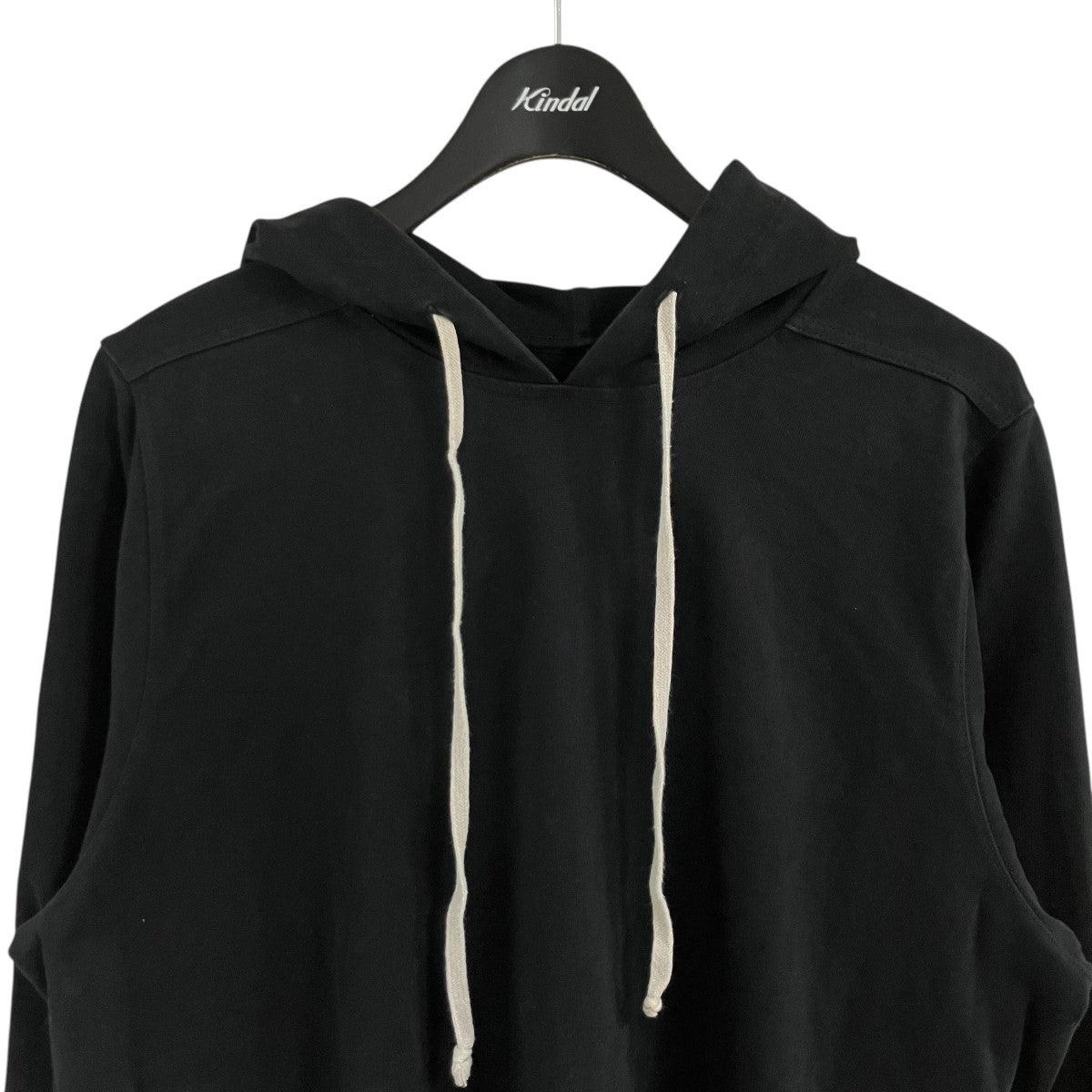 RICK OWENS コットンジャージープルオーバーフーディー 古着・中古-2枚目のアイテム画像