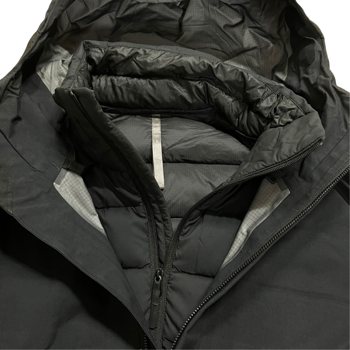 ARC’TERYX VEILANCE ゴアテックスフーデッドダウンコート 古着・中古-5枚目のアイテム画像