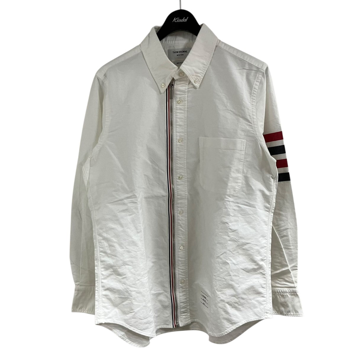 Thom Browne ジップアップコットンシャツ 古着・中古-1枚目のアイテム画像