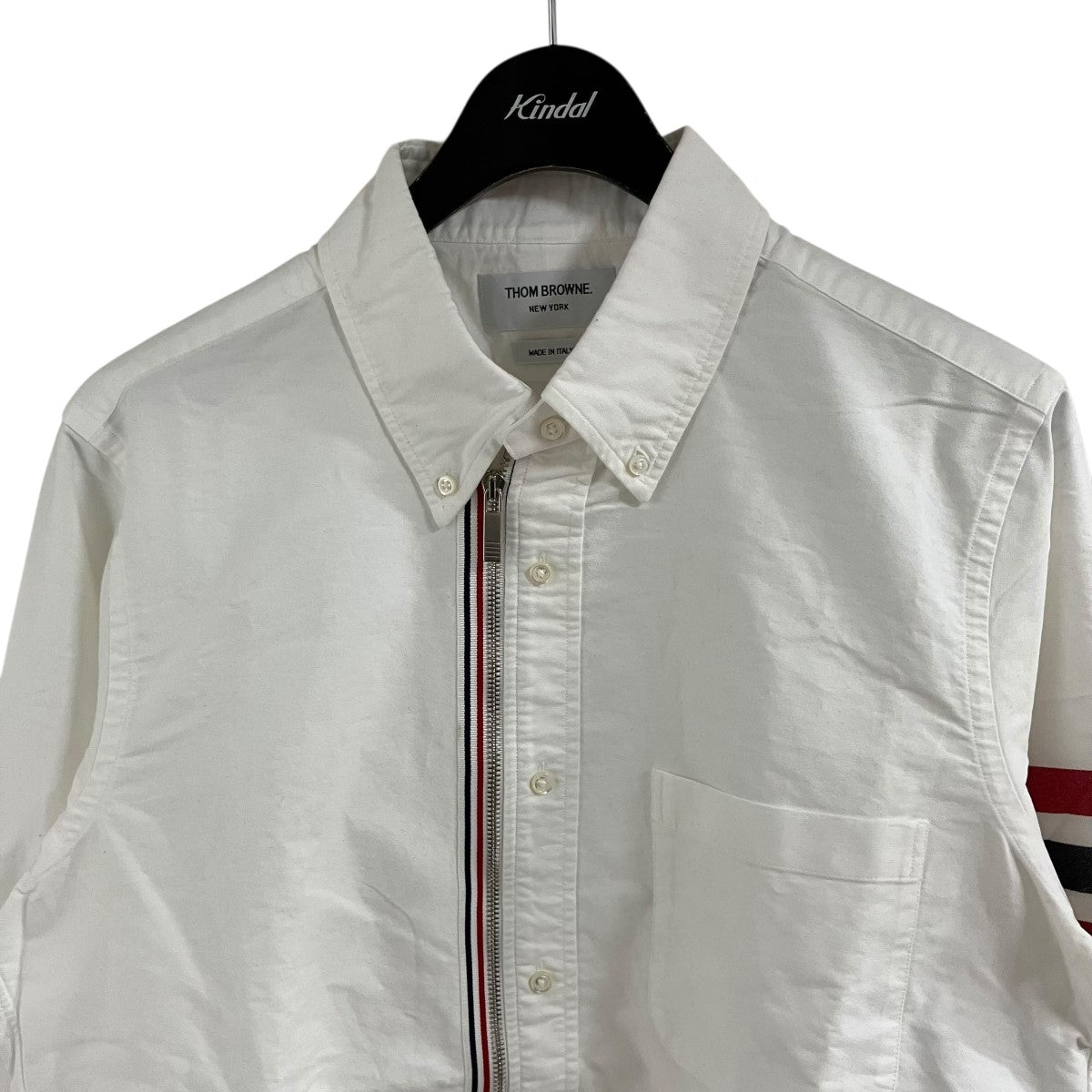 Thom Browne ジップアップコットンシャツ 古着・中古-2枚目のアイテム画像
