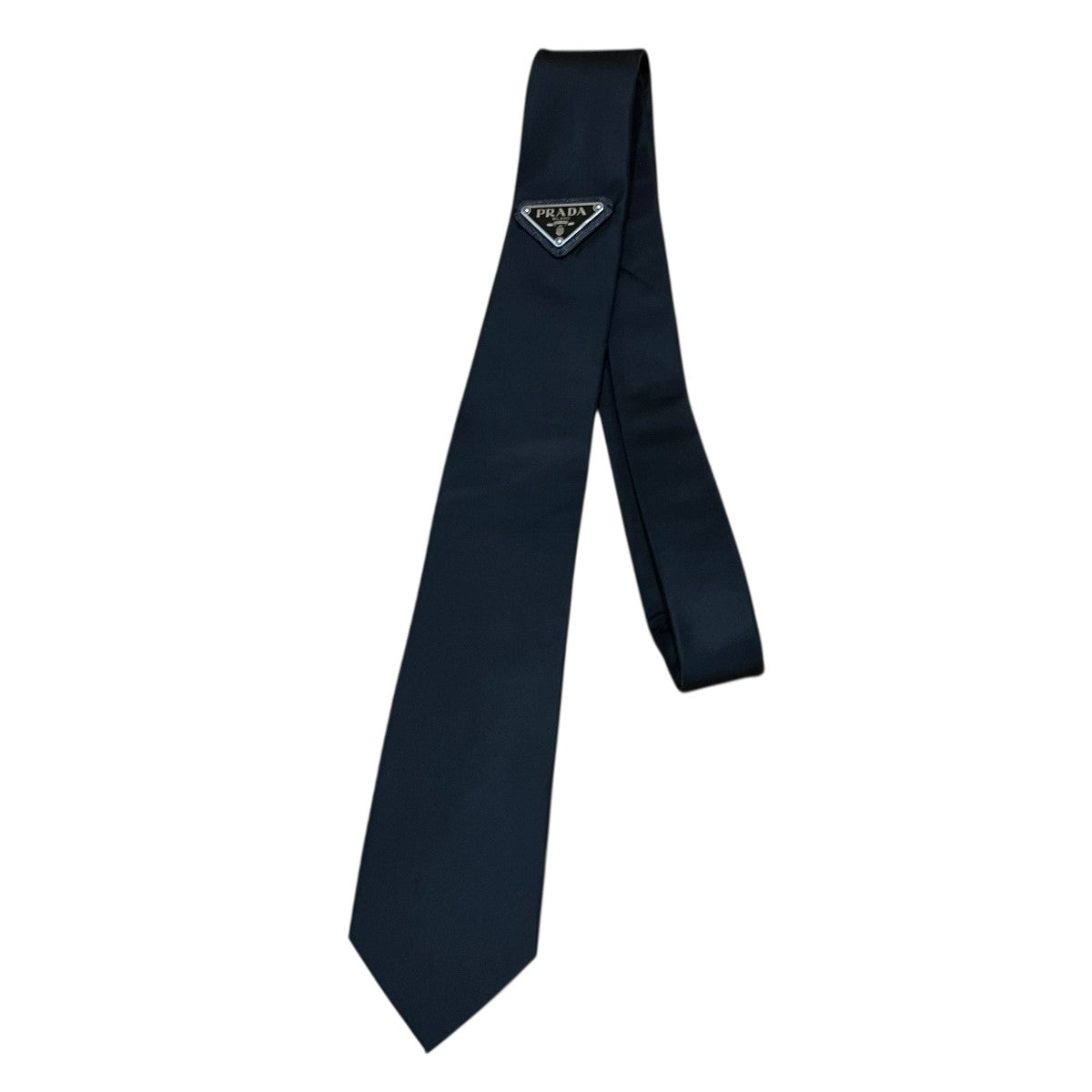 PRADA 三角プレートネクタイ 古着・中古-2枚目のアイテム画像