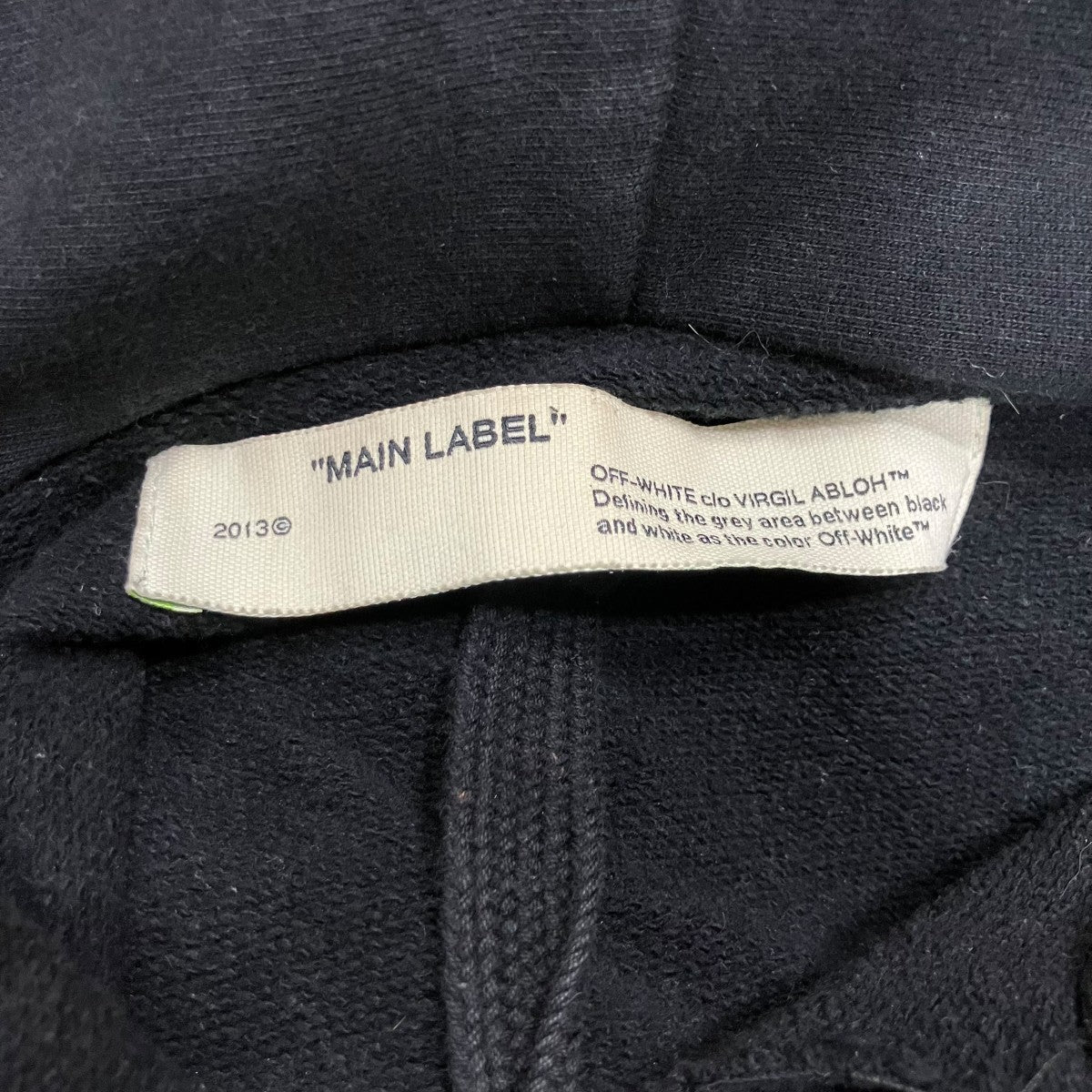 OFFWHITE 19AWプルオーバー バックロゴ プリントパーカーOMBB057F19E30010 VIRGIL ABLOH 古着・中古-5枚目のアイテム画像