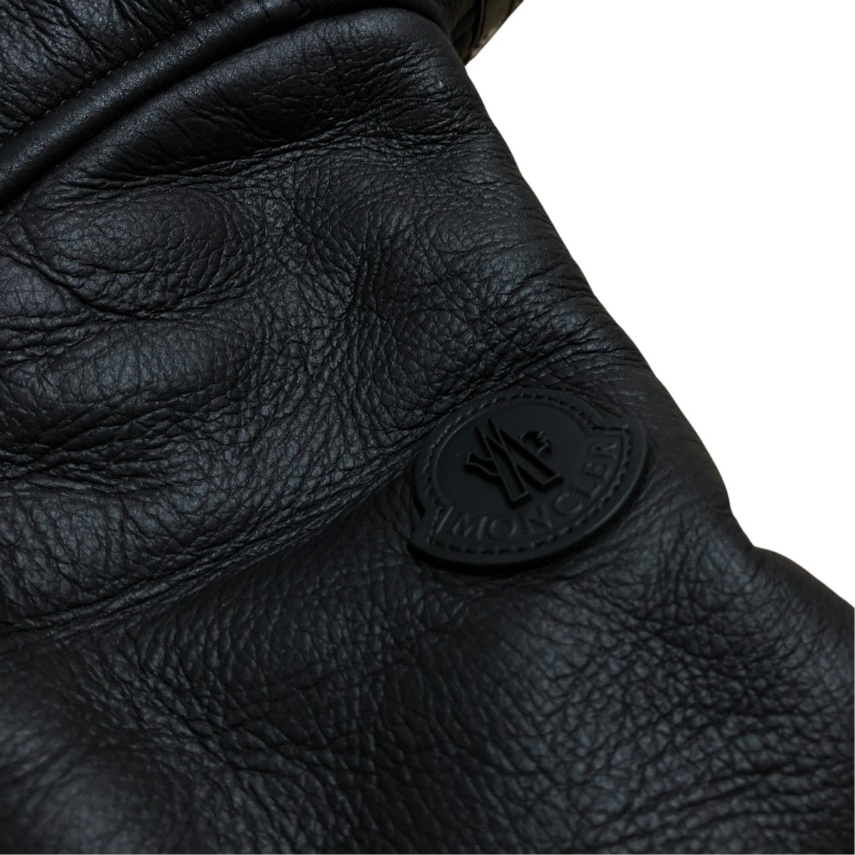 MONCLER レザーシャルナスレ フードレザージャケット ムートンジャケット 古着・中古-7枚目のアイテム画像