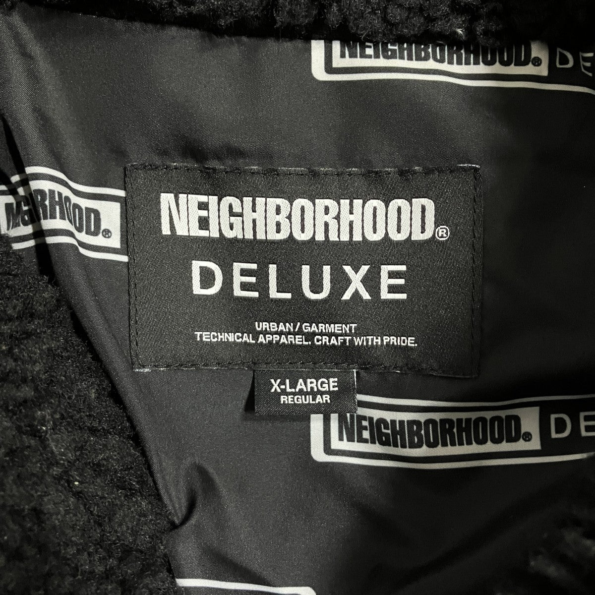 Deluxe×DELUXE ジップアップフリースライダースジャケット 古着・中古-5枚目のアイテム画像
