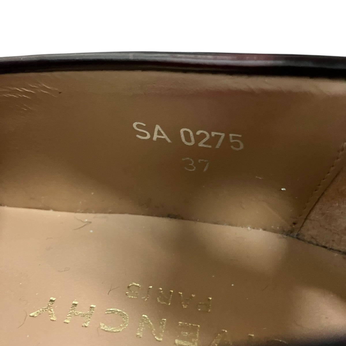 GIVENCHY ジェント ブラッシュドレザー ローファー 古着・中古-8枚目のアイテム画像
