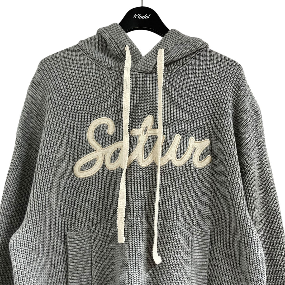 SATUR ニットパーカー 古着・中古-2枚目のアイテム画像