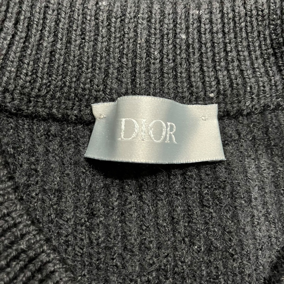 DIOR ショルダージップクルーネックニット 古着・中古-5枚目のアイテム画像