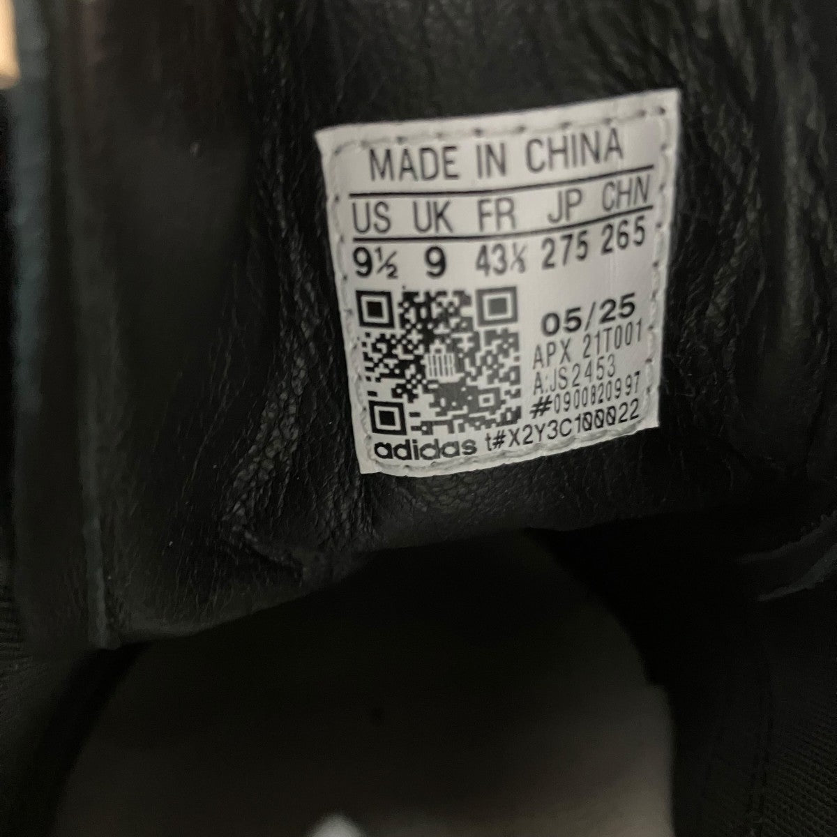 Y-3 レザースニーカー 古着・中古-8枚目のアイテム画像