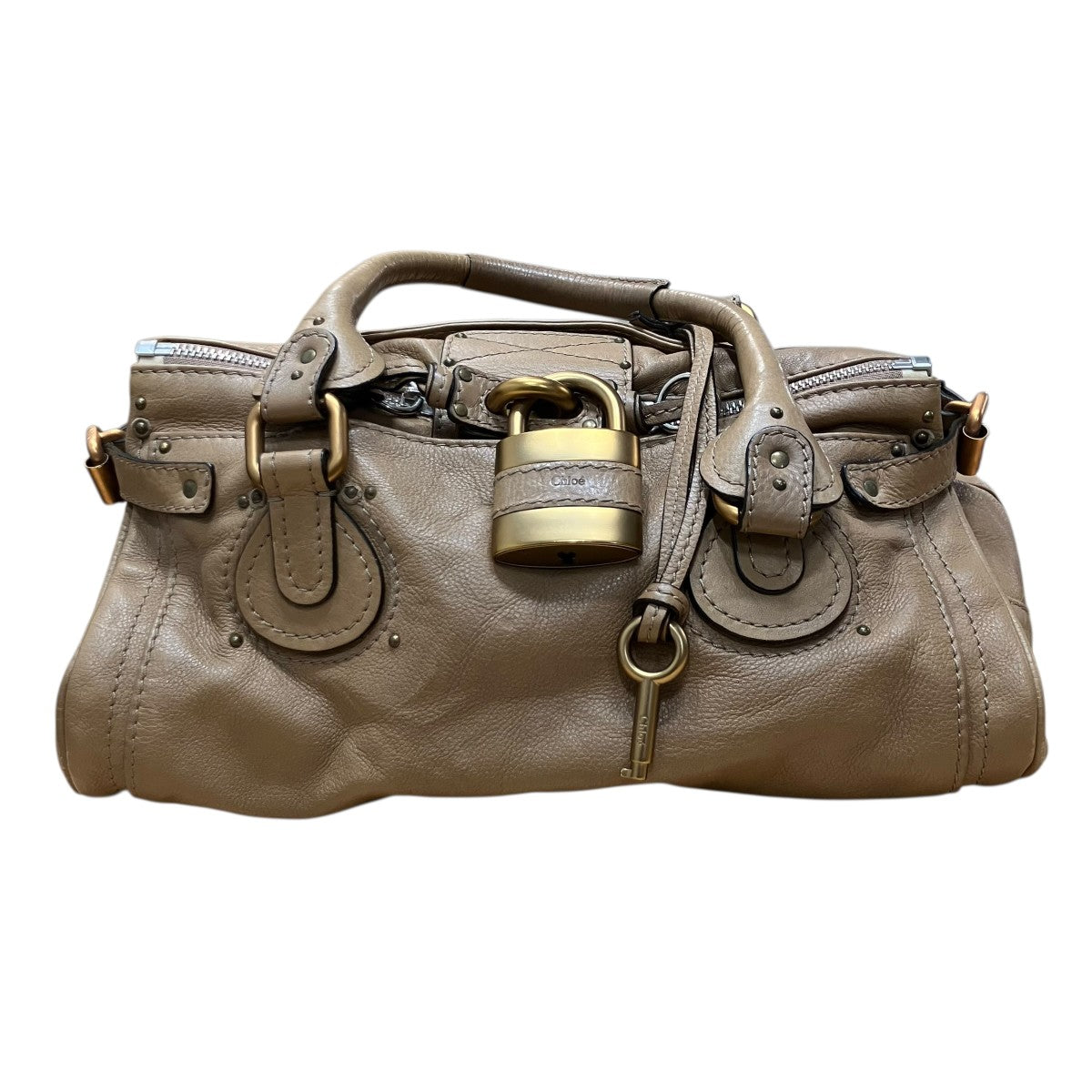 Chloe(クロエ) パティントン レザーハンドバッグ ベージュ サイズ