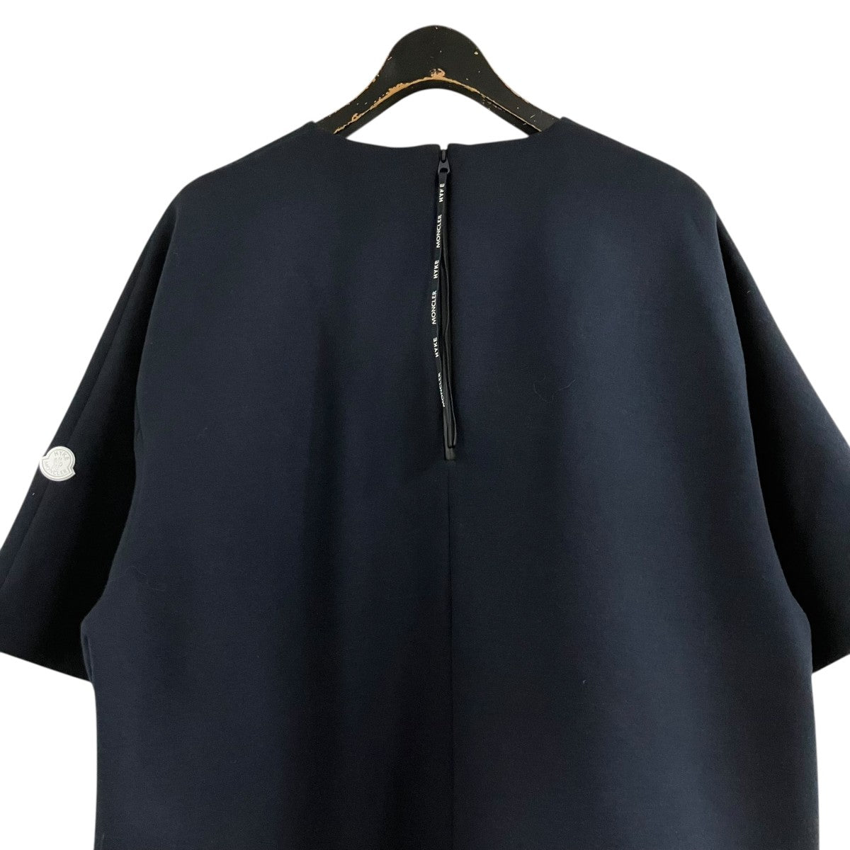 MONCLER×HYKE プリーツスウィッチングドレス ワンピース 古着・中古-4枚目のアイテム画像