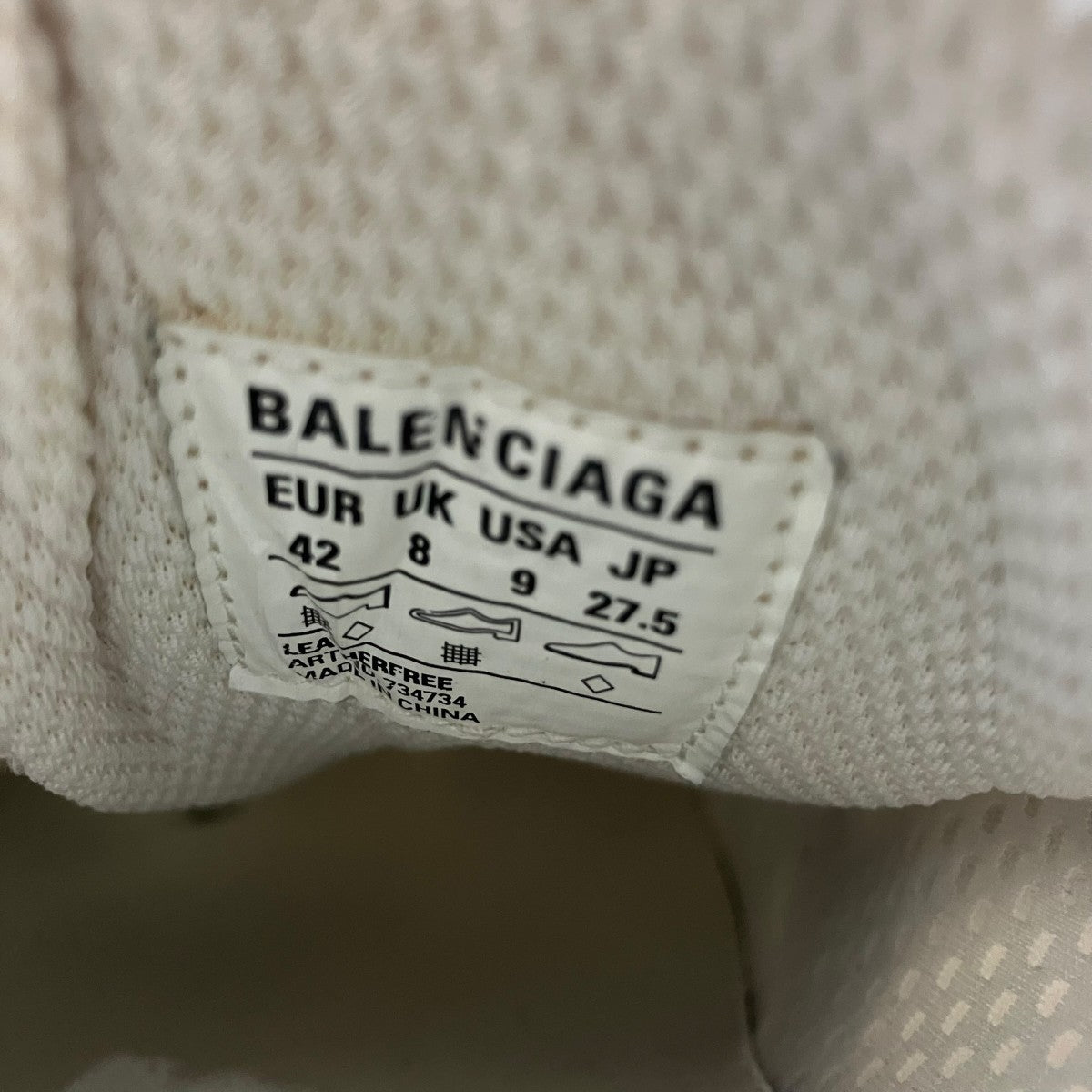 BALENCIAGA 3XLスニーカー 古着・中古-8枚目のアイテム画像