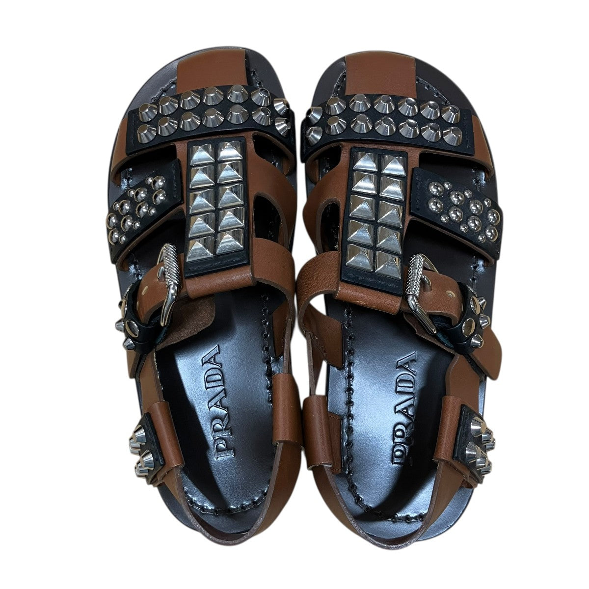 PRADA スタッズグルカサンダル 古着・中古-6枚目のアイテム画像