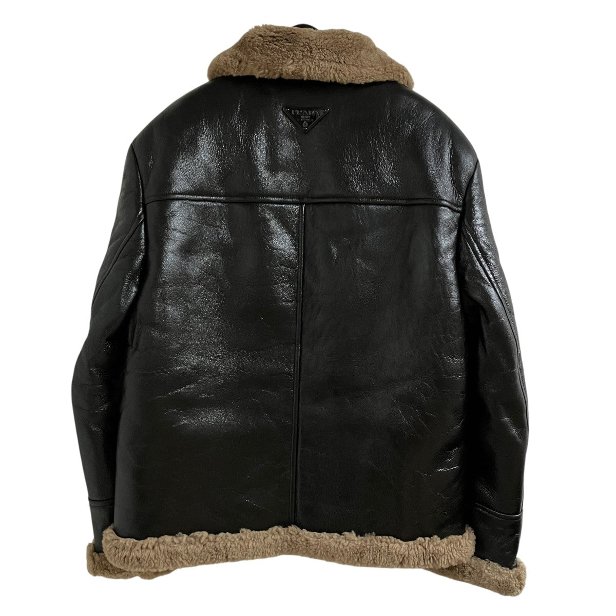PRADA ムートンフライトジャケット 古着・中古-3枚目のアイテム画像