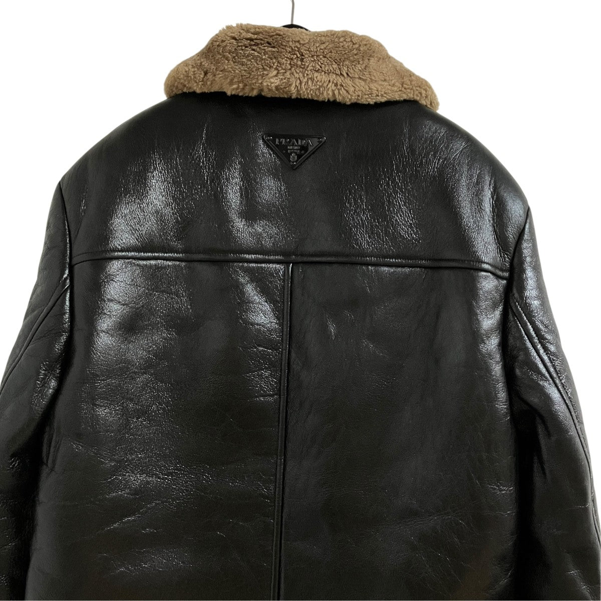 PRADA ムートンフライトジャケット 古着・中古-4枚目のアイテム画像