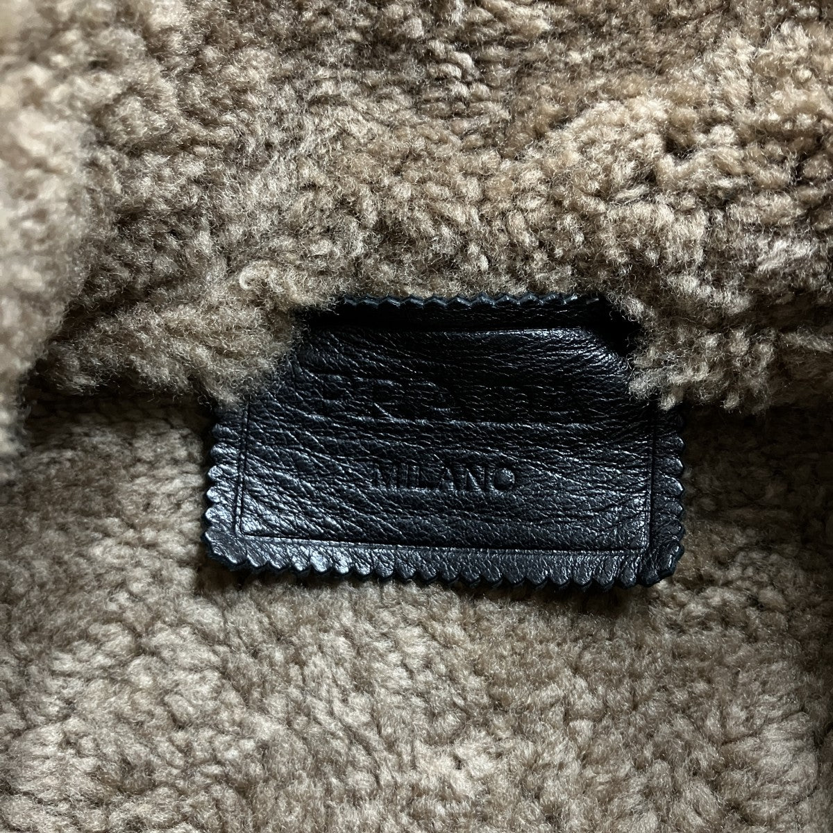 PRADA ムートンフライトジャケット 古着・中古-5枚目のアイテム画像