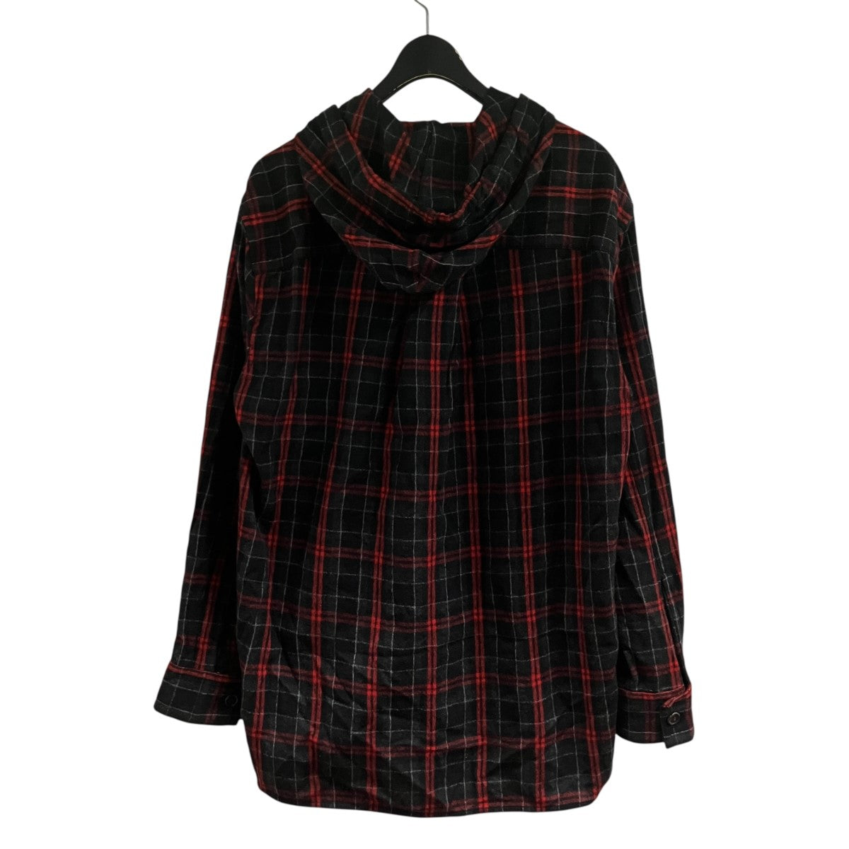 MARNI チェックフーデッドシャツ 古着・中古-3枚目のアイテム画像