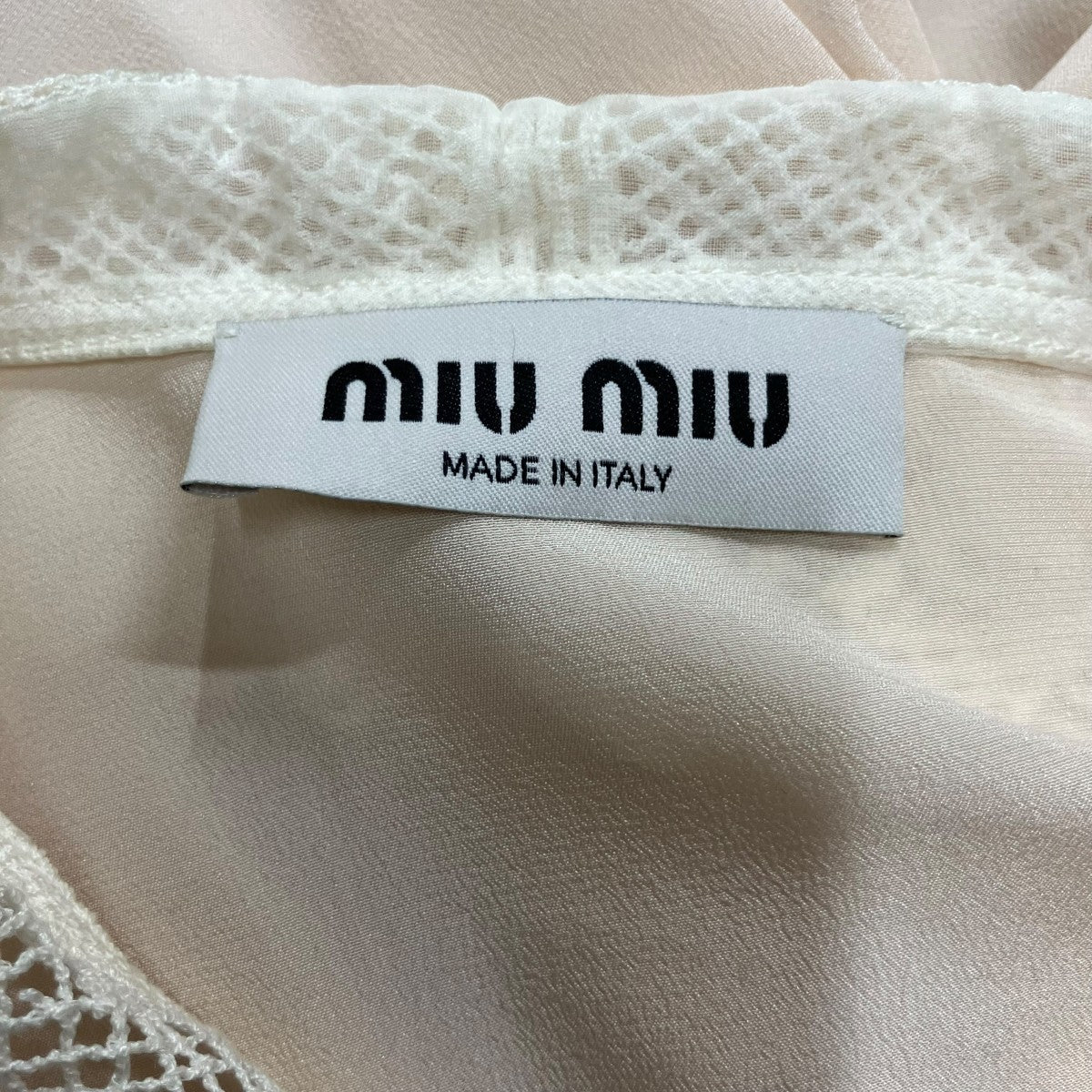 ミュウミュウ レース ブラウス MIU MIU - 新品未使用 miumiu レースブラウスの通販 by m's shop