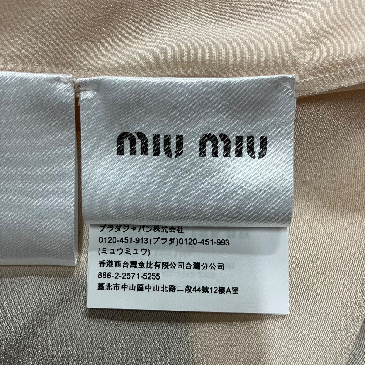 MIU MIU レースカラーデザインブラウス 古着・中古-6枚目のアイテム画像