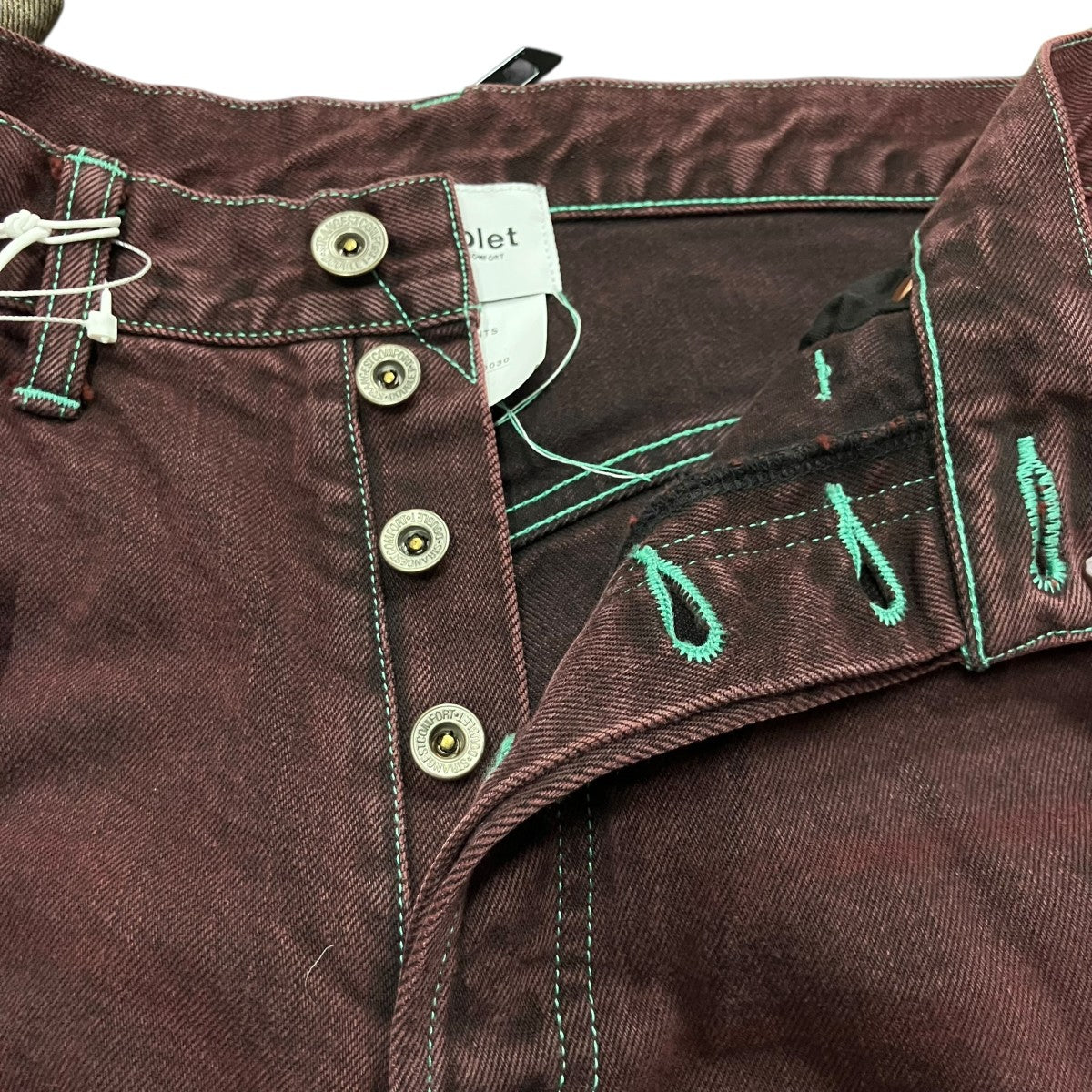 doublet(ダブレット) ダメージデニムパンツ 24AW87IT10 CARE DENIM
