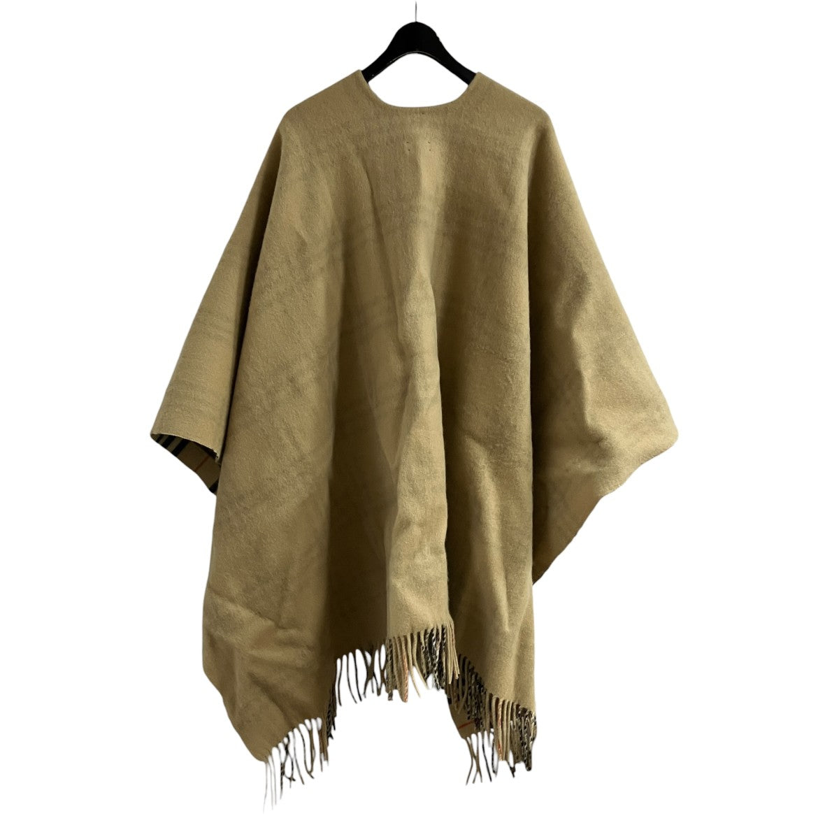 BURBERRY ノヴァチェックウールケープ 古着・中古-3枚目のアイテム画像