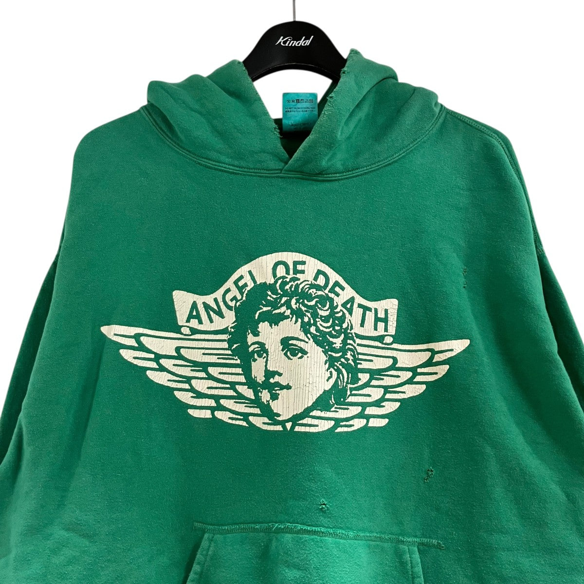 SAINT MICHAEL 22AWエンジェルフーディープルオーバーパーカーSM-A22-0000-023 古着・中古-2枚目のアイテム画像