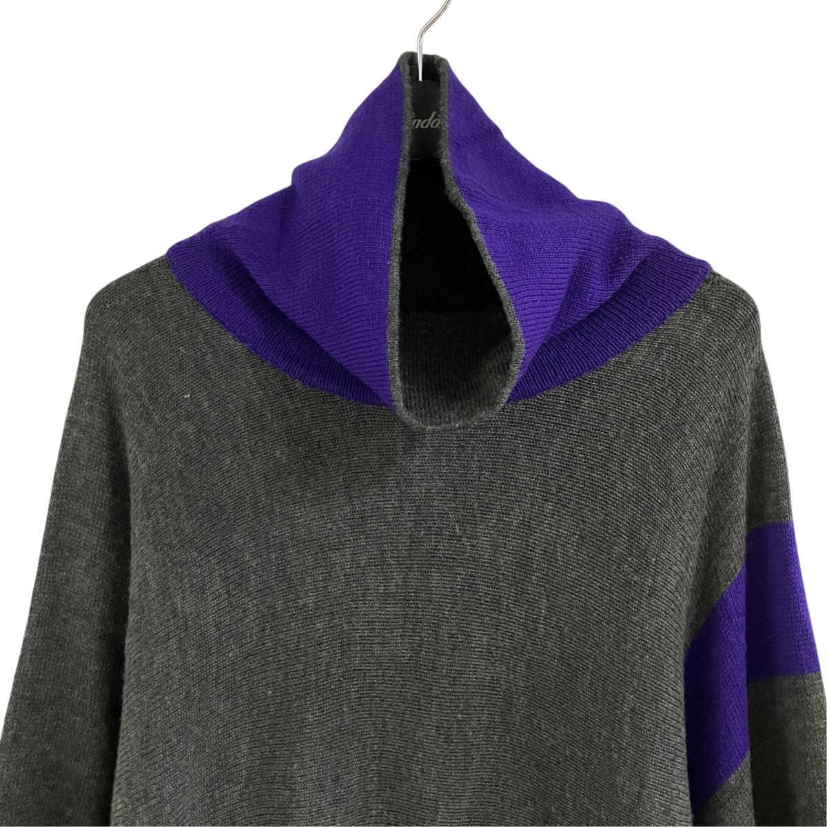 ISSEY MIYAKE ビッグタートルネックニット 古着・中古-2枚目のアイテム画像