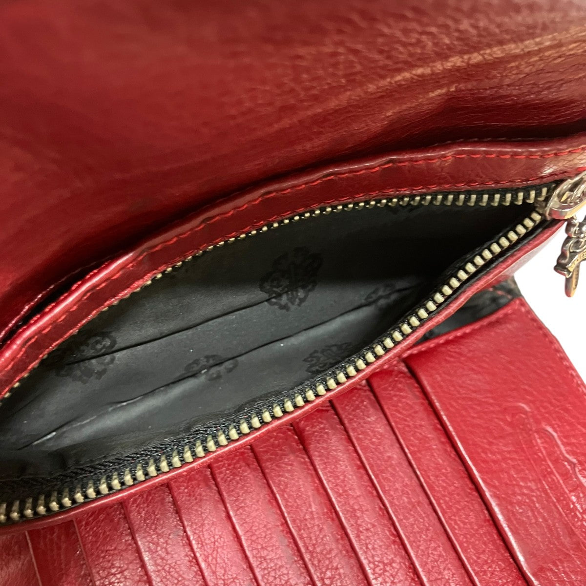 CHROME HEARTS ウェーブレザーウォレット 古着・中古-9枚目のアイテム画像