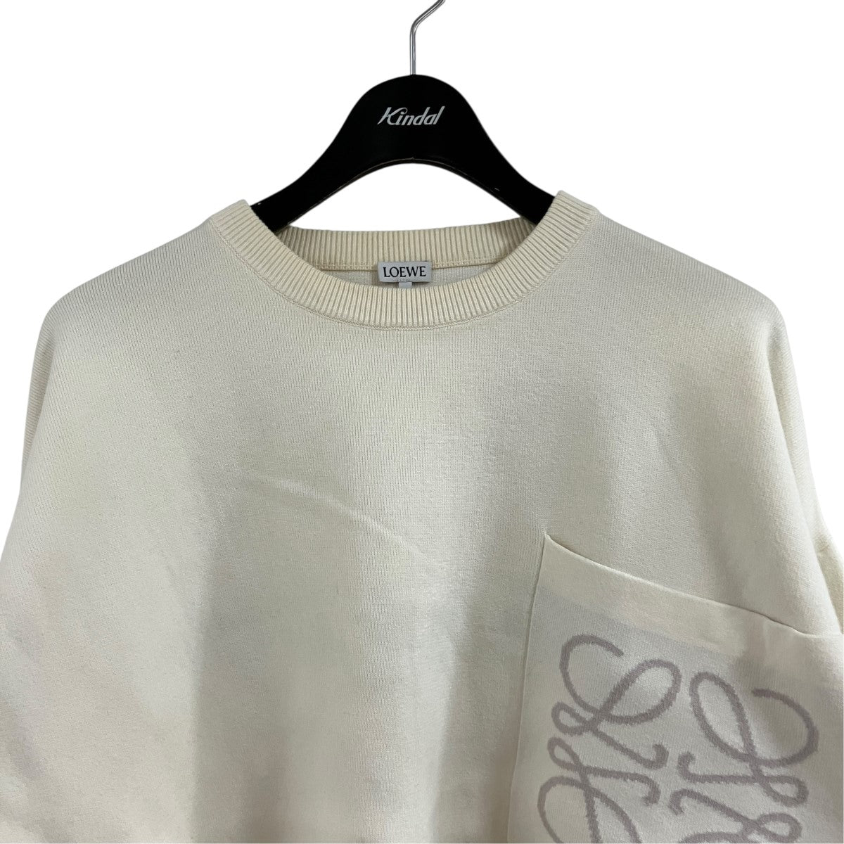 LOEWE アナグラムポケットニット 古着・中古-2枚目のアイテム画像