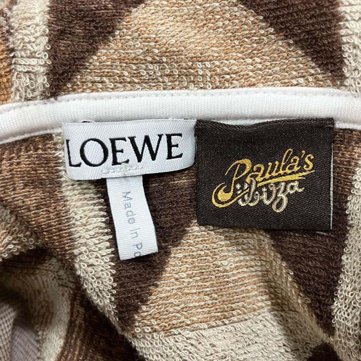 LOEWE ×Paula´s Ibiza パイルジップパーカー 古着・中古-5枚目のアイテム画像