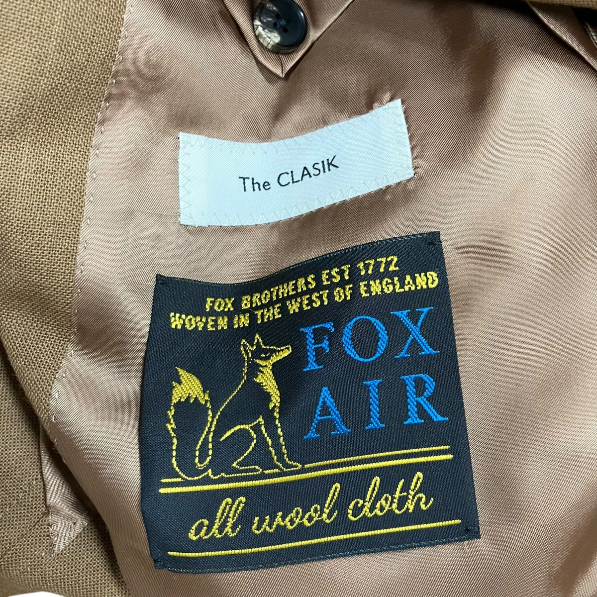 The CLASIK チェスターウールコート 古着・中古-5枚目のアイテム画像