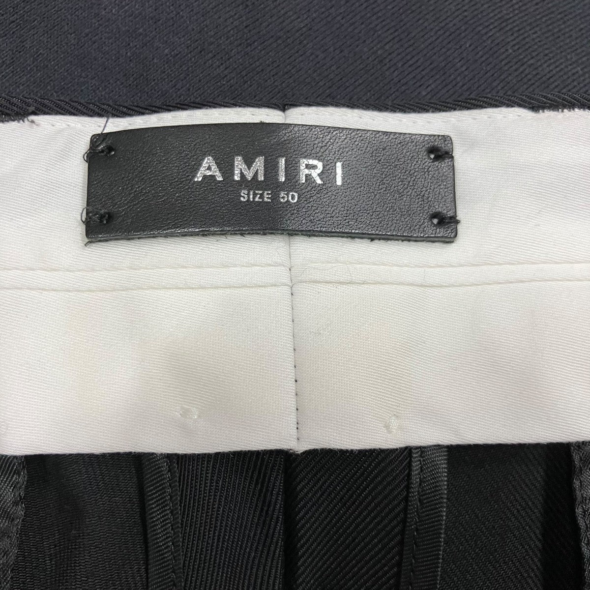 AMIRI ヘムボタンスラックスパンツ 古着・中古-6枚目のアイテム画像
