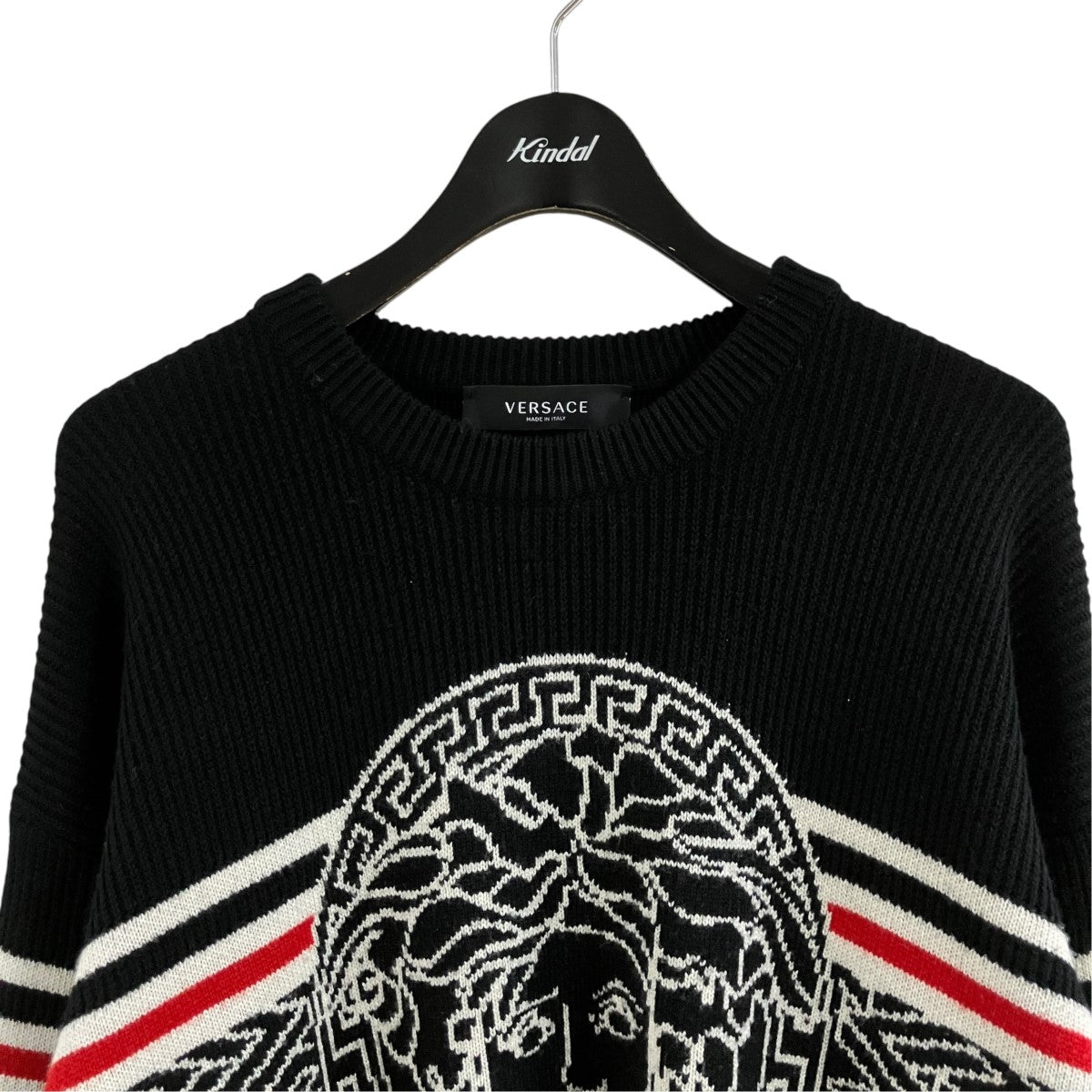 VERSACE(ヴェルサーチ) メデューサジャカードクルーネックセーター
